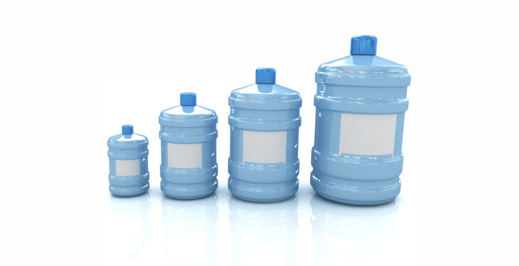 Almacenamiento de botellas de agua